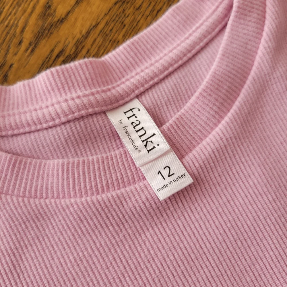 Charming Pink Ruffled Kids Tee - Picture 2 of 5